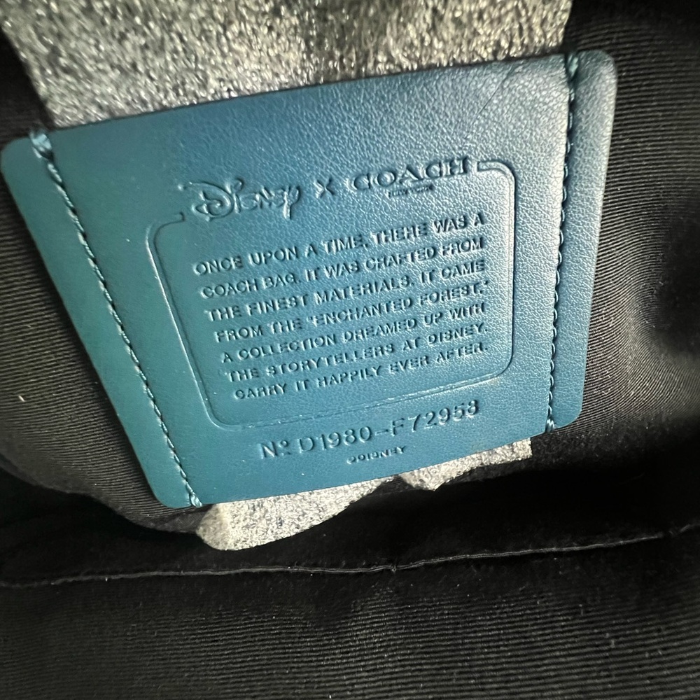 Disney X Coach Spooky Eyes Dark Fairytale Leather BackPack - Picture 10 of 12